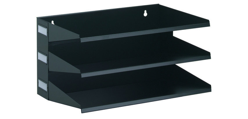 Trieur horizontal 3 compartiments DURABLE - noir