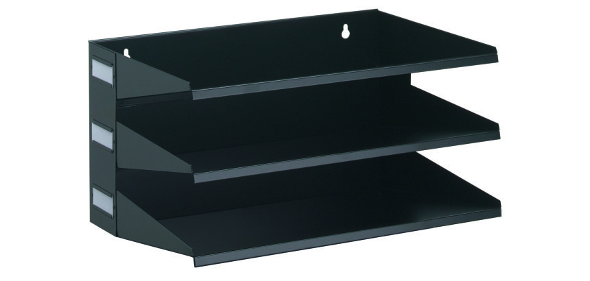 Trieur horizontal 3 compartiments DURABLE - noir