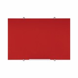 Pizarra vidrio magnetica roja 900X600