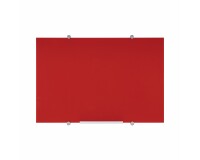 Pizarra vidrio magnetica roja 900X600