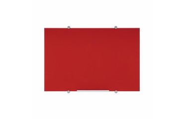 Pizarra vidrio magnetica roja 900X600