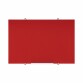 Pizarra vidrio magnetica roja 900X600