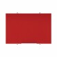 Pizarra vidrio magnetica roja 900X600