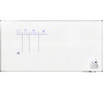 Tableau blanc laqué PREMIUM 120x240cm - Legamaster
