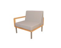 Module pour canapé de jardin KALLYSTA - avec un accoudoir droite ou gauche