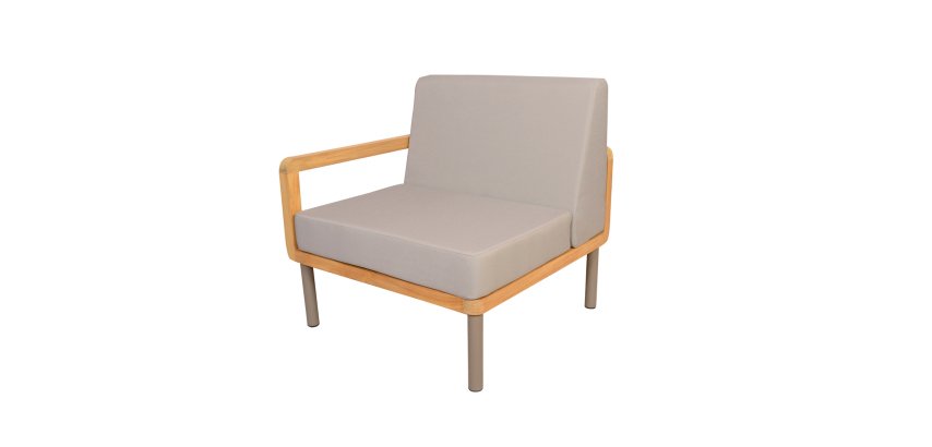 Modul für Gartensofa KALLYSTA - mit rechter oder linker Armlehne