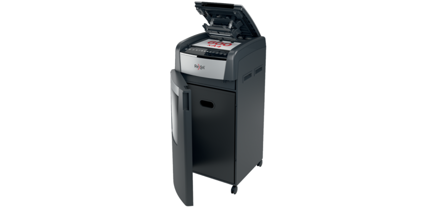 Vernietiger met automatische en handmatige documentvernietiging Rexel Optimum AutoFeed+ 600M - P5 micro snit