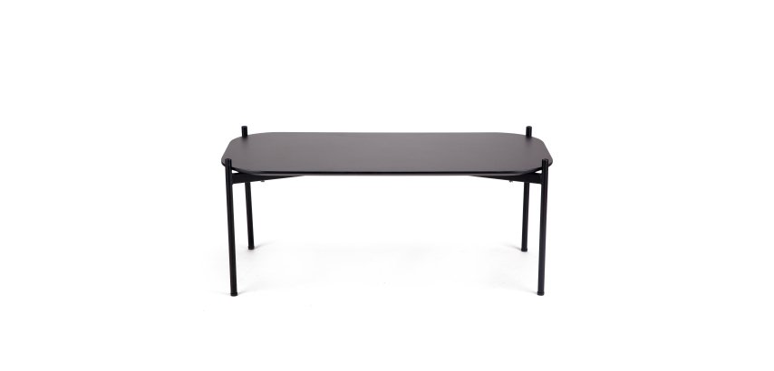 Table basse Meet 50 x 75 cm pied noir