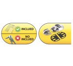 Lot de 2 antivols camionnette