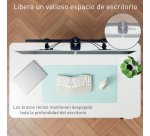 Brazo para dos monitores Leitz Ergo Slim