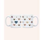 Kit Taza + Calcetines "Amor perruno" talla 42-46