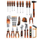 Valise  à outils textile 22L équipée 36 outils- 44 x 18 x 28cm