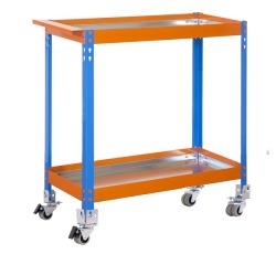 Carro de trabajo SimonWork Wagon 2/400 metálico azul/naranja/galvanizado