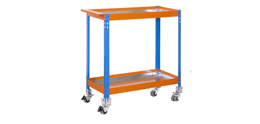 Carro de trabajo SimonWork Wagon 2/400 metálico azul/naranja/galvanizado