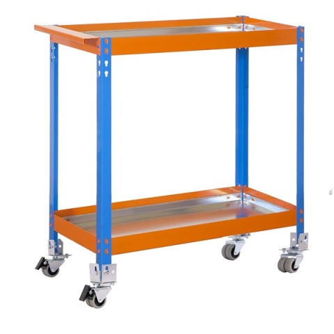 Carro de trabajo SimonWork Wagon 2/400 metálico azul/naranja/galvanizado