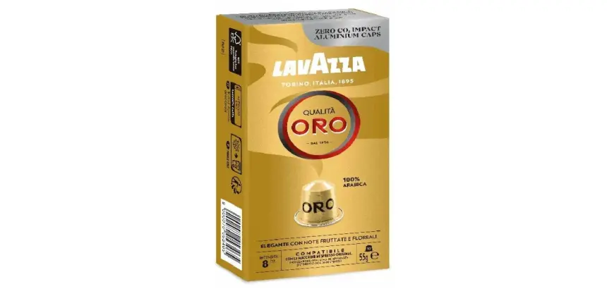 Cápsulas de café Lavazza Qualitá Oro  - Paquete de 10 unidades