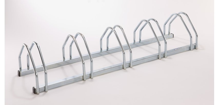 Râtelier 5 vélos  Finition galvanisé à chaude ep 70 microns
