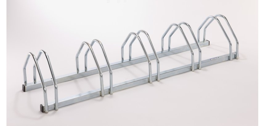 Râtelier 5 vélos  Finition galvanisé à chaude ep 70 microns