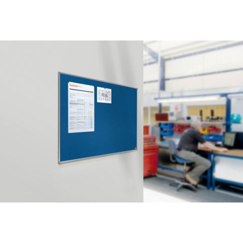 Tablero de noticias de fieltro NOBO Essence 900x600mm - Azul - 900x600mm