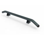Butée de parking - Chasse roue - PMR Modèle cintré Ø 60 mm Zingué + peint gris RAL 7016