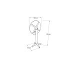 Table bistro d'extérieur ARNON