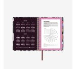 Agenda Anual 2026 "Noir" Semana Vista