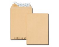 Pochette kraft brun 229 x 324 (C4) 90g sans fenêtre - Boite de 250