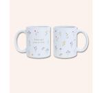 Taza "Estás aquí para ser feliz" 350 ml, cerámica 
