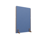 Cloison acoustique Emmie Flexmute en PET - sur pieds en bois massif  L 120 x H 170 cm