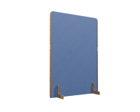 Cloison acoustique Emmie Flexmute en PET - sur pieds en bois massif  L 120 x H 170 cm