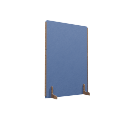 Cloison acoustique Emmie Flexmute en PET - sur pieds en bois massif  L 120 x H 170 cm