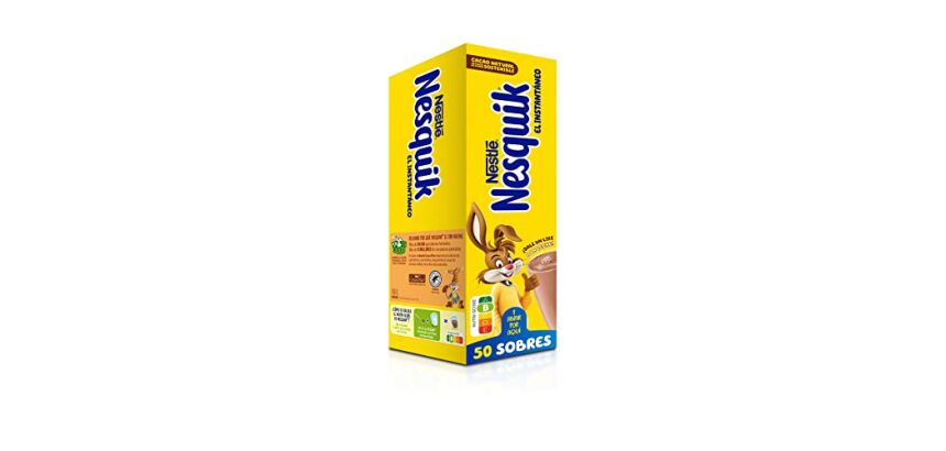 Sobres de Cacao Soluble Nesquick 13,5 g - Caja de 50 unidades