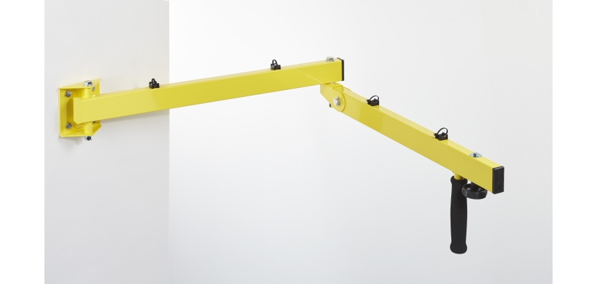 Bras support projecteur de quai et support radian chauffant