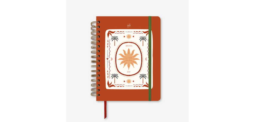 Agenda Anual "Sunset" Día Página 2027
