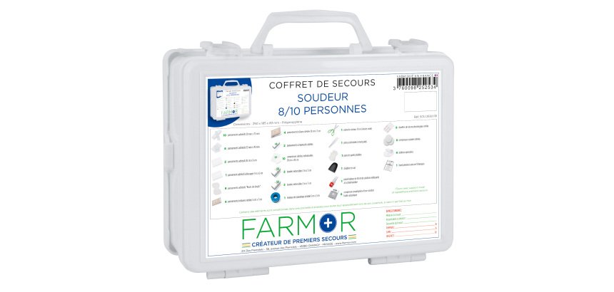 Coffret  de secours Soudeur 8/10 personnes