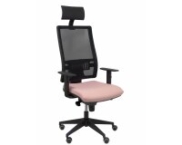 Chaise de bureau Horna avec têtière - Rose