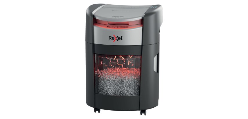 Destructora de papel de corte en partículas Rexel ShredMax AutoFeed+ 150X P4