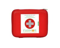 Trousse de secours Universelle 10/20 personnes en PU rouge