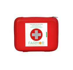 Trousse de secours Universelle 10/20 personnes en PU rouge