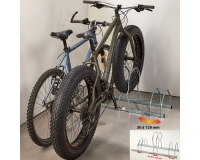 Râtelier 3 vélos sur 2 niveaux "Fat Bike"