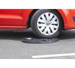Barrière de parking 3 pieds en caoutchouc recyclé