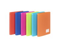 Classeur souple A4  - Dos de 2,5 cm - polypropylène opaque grainé - FEEL EASY VIQUEL - coloris assortis - VIQUEL