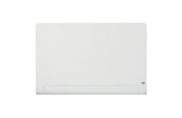 Pizarra magnética de cristal Nobo Impression Pro de 1000x560mm con bandeja para rotuladores oculta