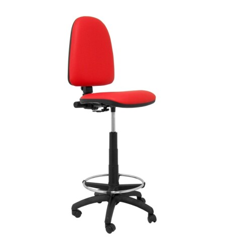 Taburete Ayna similpiel amarillo - Rojo