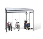 Abris vélos dôme 6 vélos + 2 scooters / motos Modèle initial - Coloris gris anthracite RAL 7021