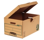 Pack de 10 Maxi contenedor de archivos para Folio con tapa fija Fellowes con montaje manual