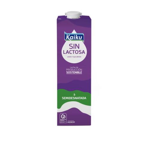 Leche Kiaku Sin Lactosa Semi Brik 1l