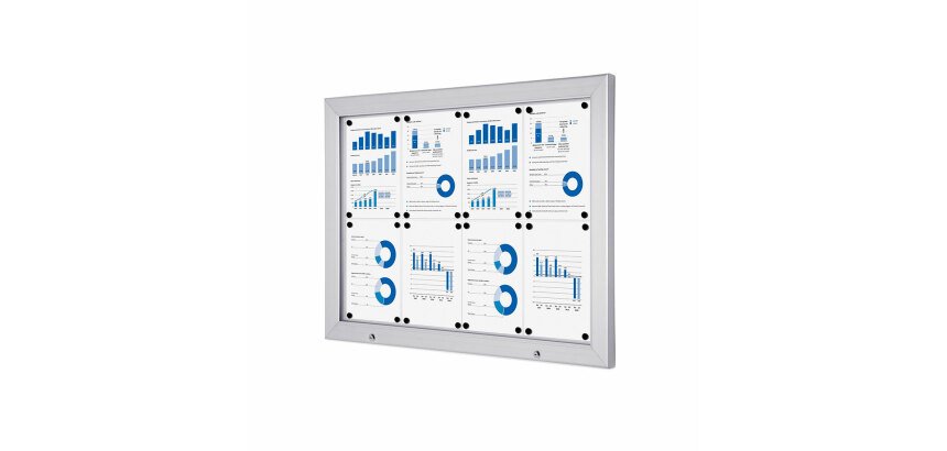 Vitrina Exterior Magnética Alpha 8 x A4