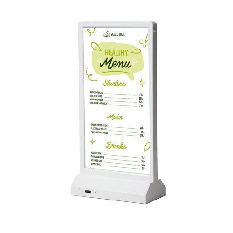 T Stand LED DL Blanco