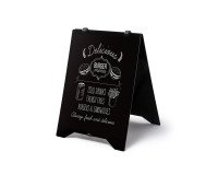 Cavalletto pubblicitario Grab & Grip A2 Nero BOND 3mm